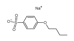 sodium 4-butoxybenzenesulfonate Structure