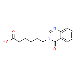 6-(4-Oxoquinazolin-3(4H)-yl)hexanoic acid Structure