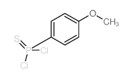 Phosphonothioic dichloride, (4-methoxyphenyl)- (9CI)结构式