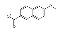 6-methoxy-2-naphthoyloxyl radical结构式