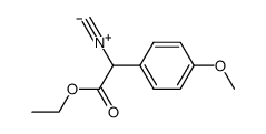 α-Isocyano-p-anisylessigsaeureaethylester Structure