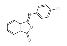 3-(4-chlorophenyl)iminoisobenzofuran-1-one Structure