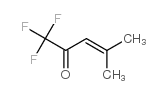 1,1,1-三氟-4-甲基-3-戊烯-2-酮结构式