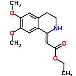 ethyl (2Z)-2-(6,7-dimethoxy-3,4-dihydro-2H-isoquinolin-1-ylidene)acetate Structure