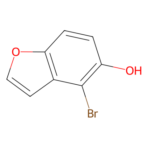 4-Bromo-1-benzofuran-5-ol Structure