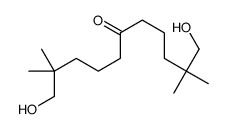 1,11-dihydroxy-2,2,10,10-tetramethylundecan-6-one结构式
