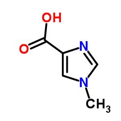 1-Methyl-1H-imidazole-4-carboxylic acid Structure