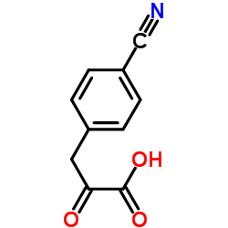 3-(4-Cyanophenyl)-2-oxopropanoic acid结构式