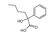 (R,S)-2-hydroxy-2-phenylhexanoic acid Structure