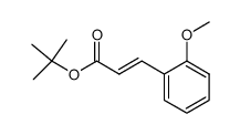 tert-butyl (E)-3-(2-methoxyphenyl)prop-2-enoate结构式