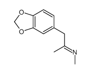 1-(1,3-benzodioxol-5-yl)-N-methylpropan-2-imine Structure