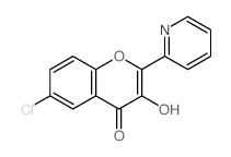 (2Z)-6-chloro-2-(1H-pyridin-2-ylidene)chroman-3,4-dione结构式