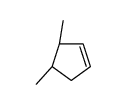 (3S,4R)-3,4-dimethylcyclopentene结构式