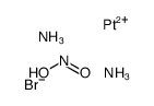 azane,nitrous acid,platinum(2+),bromide Structure
