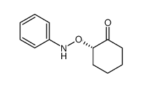 (S)-2-(N-phenylaminooxy)cyclohexanone Structure
