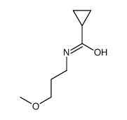 Cyclopropanecarboxamide, N-(3-methoxypropyl)- (9CI)结构式