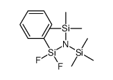 [[bis(trimethylsilyl)amino]-difluorosilyl]benzene Structure