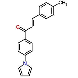 (E)-3-(4-METHYLPHENYL)-1-[4-(1H-PYRROL-1-YL)PHENYL]-2-PROPEN-1-ONE structure