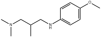 N'-(4-Methoxyphenyl)-N,N,2-trimethyl-1,3-propanediamine结构式