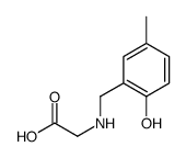 2-[(2-hydroxy-5-methylphenyl)methylamino]acetic acid结构式