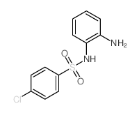 Benzenesulfonamide,N-(2-aminophenyl)-4-chloro- Structure