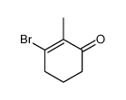 3-bromo-2-methylcyclohex-2-en-1-one Structure