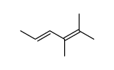 (4E)-2,3-Dimethyl-2,4-hexadiene结构式