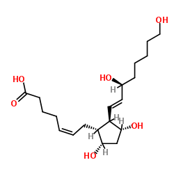 20-hydroxy Prostaglandin F2α结构式