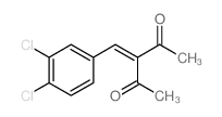 3-(3,4-Dichlorobenzylidene)-2,4-pentanedione结构式