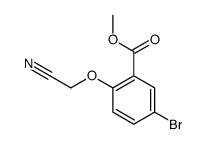 methyl 5-bromo-2-(cyanomethoxy)benzoate Structure
