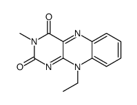 10-ethyl-3-methylbenzo[g]pteridine-2,4-dione结构式