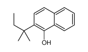 2-(2-methylbutan-2-yl)naphthalen-1-ol结构式