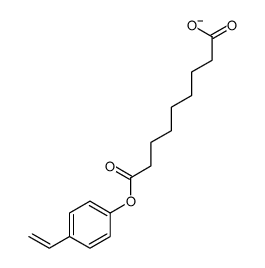 9-(4-ethenylphenoxy)-9-oxononanoate Structure