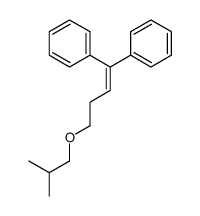 [4-(2-methylpropoxy)-1-phenylbut-1-enyl]benzene Structure