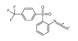 1-azido-2-[4-(trifluoromethyl)phenyl]sulfonylbenzene Structure