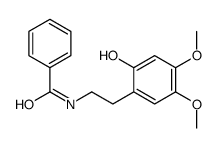 N-[2-(2-hydroxy-4,5-dimethoxyphenyl)ethyl]benzamide结构式