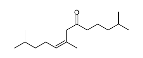 2,8,12-trimethyltridec-8-en-6-one Structure