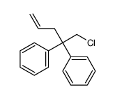 (1-chloro-2-phenylpent-4-en-2-yl)benzene Structure