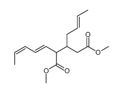 dimethyl 3-but-2-enyl-2-penta-1,3-dienylpentanedioate结构式