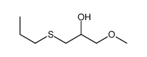 1-methoxy-3-propylsulfanylpropan-2-ol结构式