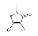 5-chloro-2,4-dimethyl-1,2-thiazol-3-one Structure