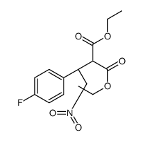 diethyl 2-[(1R)-1-(4-fluorophenyl)-2-nitroethyl]propanedioate结构式