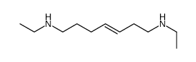 N,N'-diethylhept-3-ene-1,7-diamine结构式