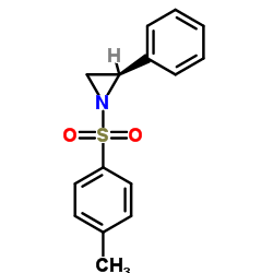 (R)-1-[(4-甲基苯基)磺酰基]-2-苯基氮丙啶结构式