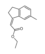 ethyl 2-(6-methyl-2,3-dihydroinden-1-ylidene)acetate Structure
