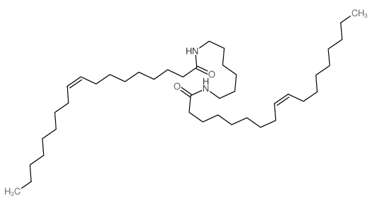 (Z)-N-[6-[[(Z)-octadec-9-enoyl]amino]hexyl]octadec-9-enamide structure