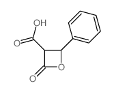 2-oxo-4-phenyl-oxetane-3-carboxylic acid结构式