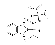 ((R)-2-(1,3-dioxoisoindolin-2-yl)-3-methylbutanoyl)-D-valine Structure