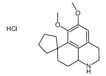 5,6-dimethoxyspiro[1,2,3,8,9,9a-hexahydrobenzo[de]quinoline-7,1'-cyclopentane],hydrochloride结构式