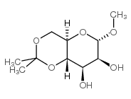 Methyl 4,6-O-Isopropylidene-a-D-mannopyranoside Structure